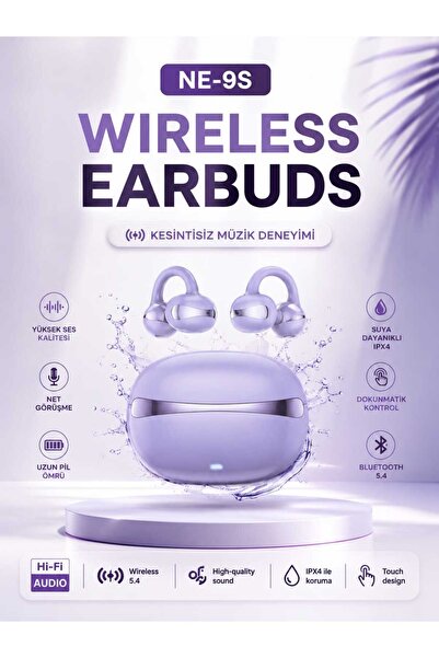 karleader Ne-9s Kulaktan Düşmeven Küpe Tasarımlı Bluetooth Kulaklık