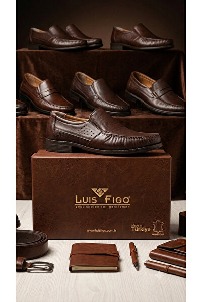 Luis Figo 100% leather men's shoes