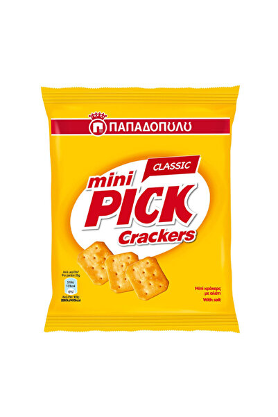 Papadopoulou ΠΑΠΑΔΟΠΟΥΛΟΥ MINI PICK CRACKERS 70gr. - (CLASSIC)