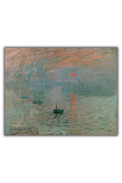 Rosaart Claude Monet İzlenim, Gün Doğumu, (Impression,Sunrise) Posteri, Empre...
