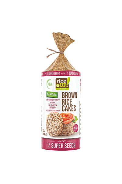 Rice Up ΡΥΖΟΓΚΟΦΡΕΤΕΣ ΟΛΙΚΗΣ 120gr. - (7 ΣΠΟΡΟΙ SUPER FOODS)