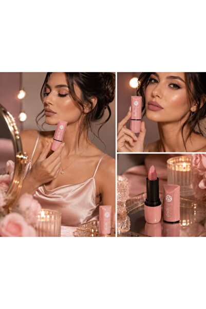 Genel Markalar Matte Lip Stick – Uzun Kalıcı Mat Ruj (Soft Dusty Pink / Gül K...