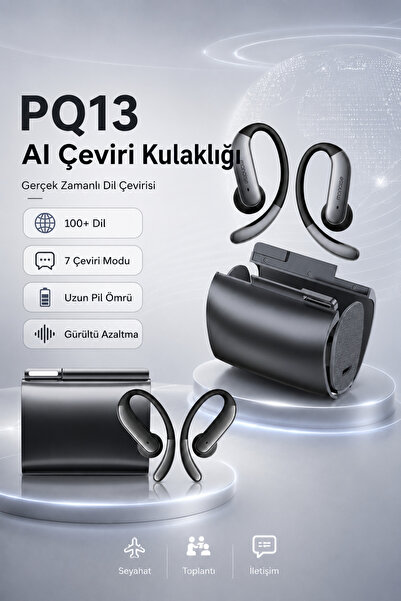 Monoise PQ13 Yapay Zeka (AI) Destekli Gerçek Zamanlı Çeviri Kulaklığı - Open ...