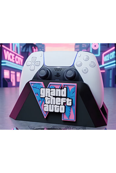 Genel Markalar PS5 Controller Stand - Grand Theft Auto GTA 6