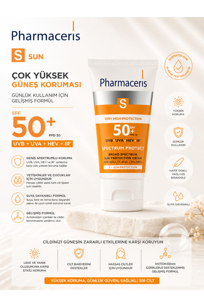 Pharmaceris Suitable for Adults and Children S Spf 50+ Very High Protection a...