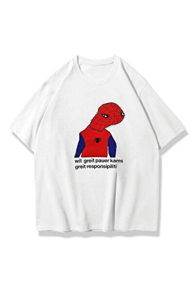 Carpe White Derp Spider Oversize T-shirt