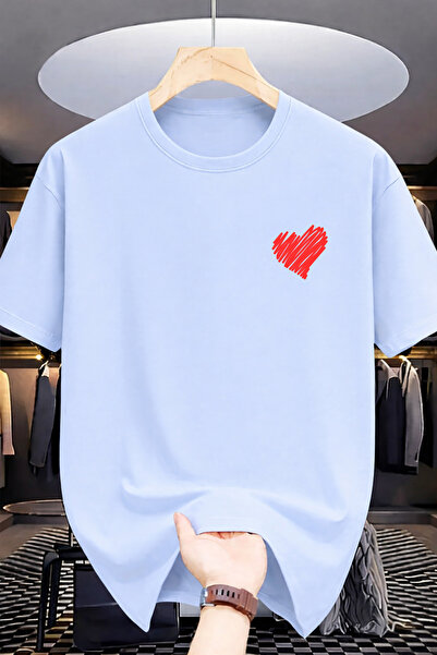 Pink Sky Premium Oversize T-Shirt 100% Βαμβάκι Unisex Άνετη Εφαρμογή Τάση Νέα...