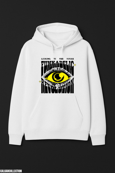 CALKARCOLLECTION سترة بقلنسوة للجنسين من Looking To The Future (هودي)