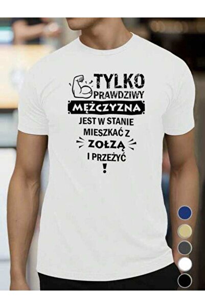 LİNA06 تي شيرت رجالي قصير الأكمام من Fun Polish - قماش قطني ناعم وقابل للتنفس...