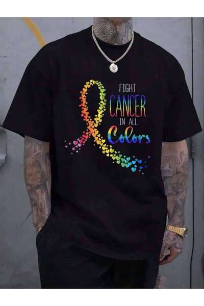 45 BPM 100% Cotton Sucks In Every Color Fighter Fight Support The Cancer Men'...