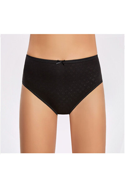 İlke Women's 100% Cotton, Heart Patterned, 12-Piece Panties