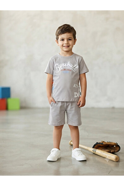 MonAlisa Kids Boy's Printed Shorts Suit
