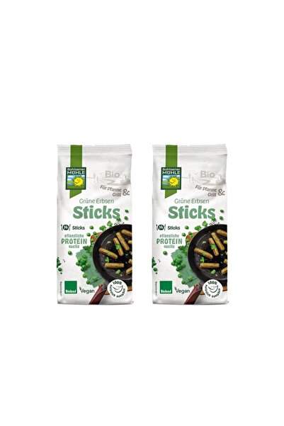 Bohlsener Muhle Pachet 2 x Premix bio pentru crochete din mazare verde, 165g