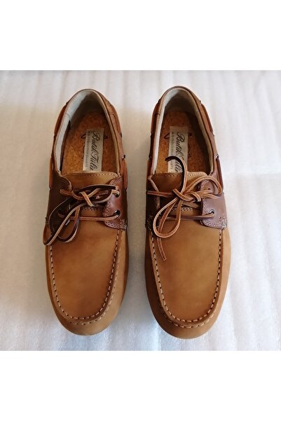Butik Tülin Unisex Genuine Cowhide Leather Coffee Nubuck Camel Combination Co...