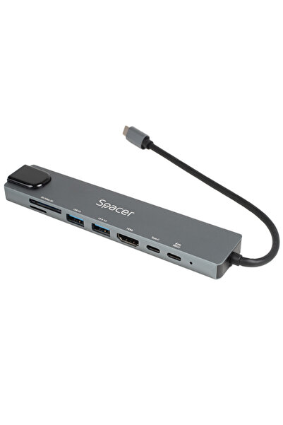 Spacer Stație de andocare 8 în 1 USB-C HDMI Gigabit