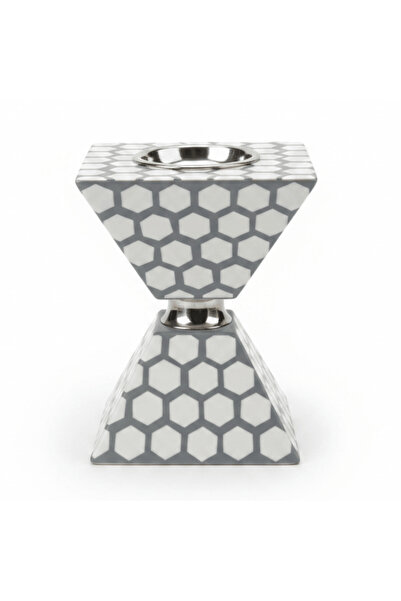 AKDC Grey & White Plastic-Coated Incense Burner - 17×12 cm