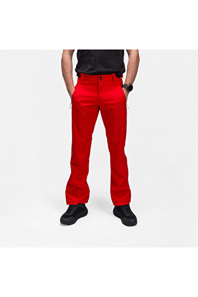 NORTHFINDER Pantaloni outdoor softshell pentru bărbați - GERON1, Rosu
