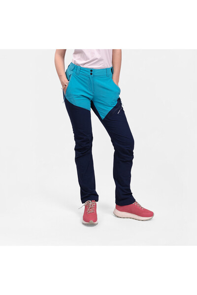 NORTHFINDER Pantaloni de drumeție pentru femei 4-way stretch PLARET1, Albastru