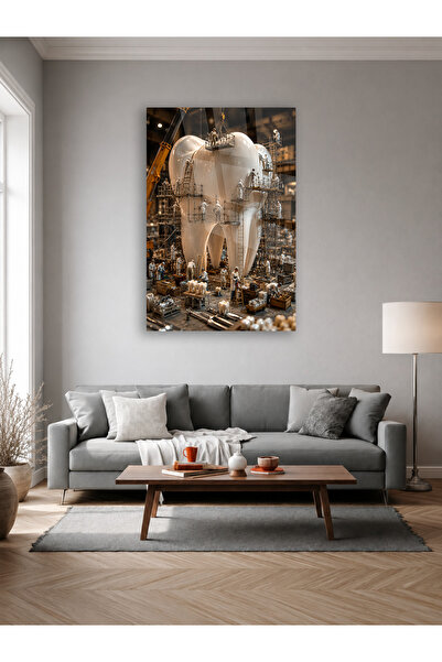TAULART KIRILMAZ CAM TABLO DİŞ HEKİMLİĞİ MİNİATÜR SANAT TASARIMI MUAYENEHANE ...