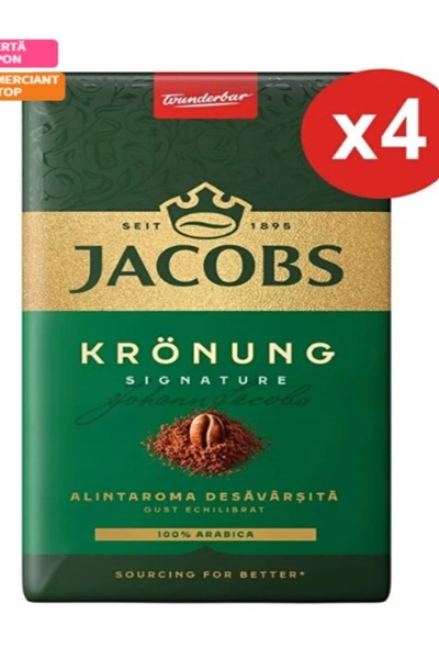 Jacobs Pachet 2 X Cafea Macinata Kronung Alintaroma, 500 g