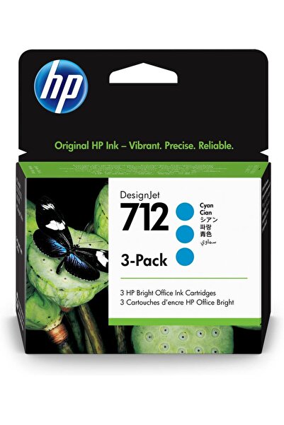 HP Cartuș cerneală 712 3ED77A cyan 3 buc 29 ml