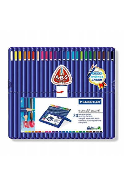 Staedtler Creioane acuarelabile 24 culori Ergosoft