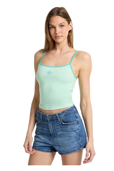 Guess Jeans Αμάνικη Μπλούζα W5GP37J1314-G8FG - Green - m
