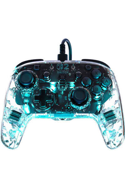 Turtle Beach Afterglow Ενσύρματο Χειριστήριο για Switch 2 Διαφανές