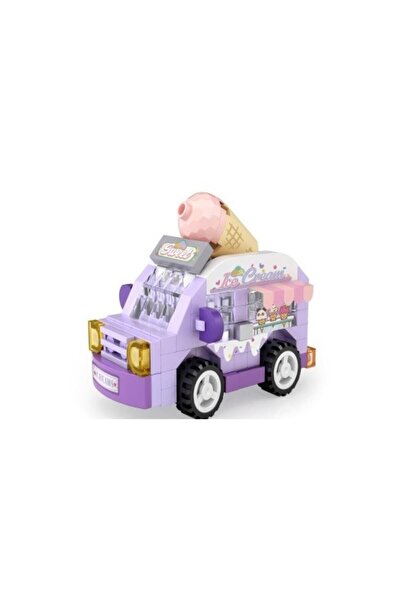NW NessiWorld Lz-8638 Ice Cream Cart 140 Pieces Block Toy-Mini Bag
