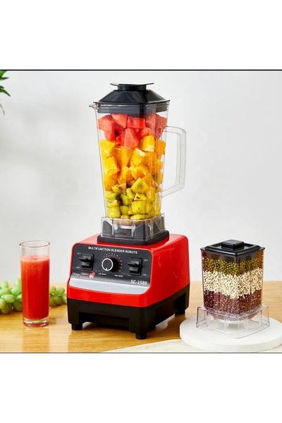 Silver Crest Blender SilverCrest, Putere Mare, Vas Sticlă/Plastic, Multiple V...