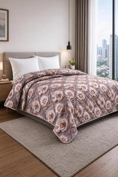 Bella Home Bedspread |   Multi-Purpose |   100% Polyester |   Sensitive Keys ...