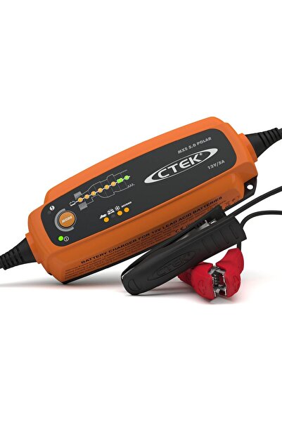 CTEK MXS 5.0 Polar 12V Akü Şarj ve Bakım Cihazı 5A Akıllı AGM Jel Islak Aküle...