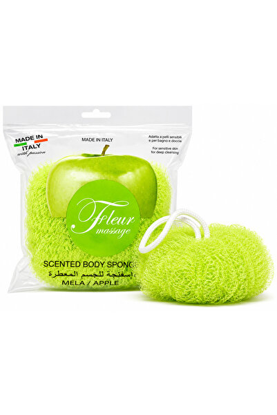 Zeca Natura Amica Perfumed Green Apple Bath Sponge 40 g