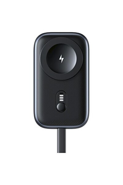Usams CD245 Încărcător wireless 2-în-1 pentru Apple Watch, 1200mAh, USB-C, Negru