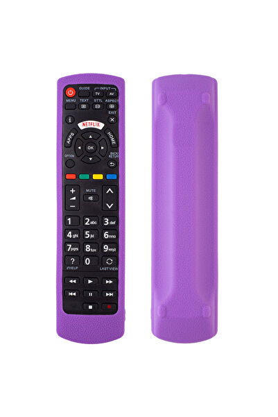 Choice Purple Silicone Case For Panasonic Class 1080P Plasma HDTV TV Remote