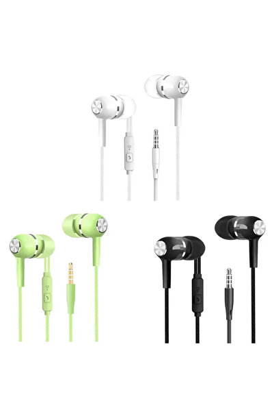 Choice17 mix 3pcs 1/2/3/4Pcs Universal 3.5mm Wired Headphones Sport Earbuds w...