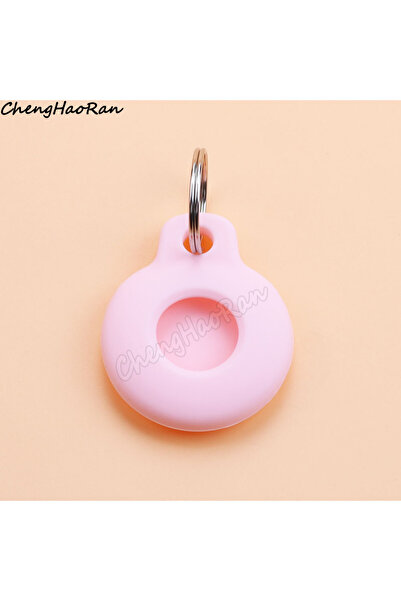 Choice7 Pink 1PC For AirTags Tag Locator Case Bluetooth Tracking Silicone Pro...