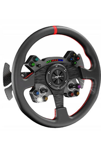 PXN KSA Volan Pxn Wcs R2 330mm din Piele pentru Gaming, Curse, Simracing, PC,...
