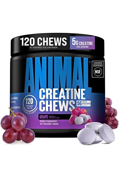 Animal Creatine Chews – 5g Creatine Monohydrate Tablets for Strength, Power &...