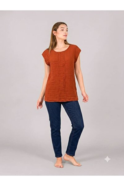 ASC SUN Muslin Blouse with Fringes on the Front