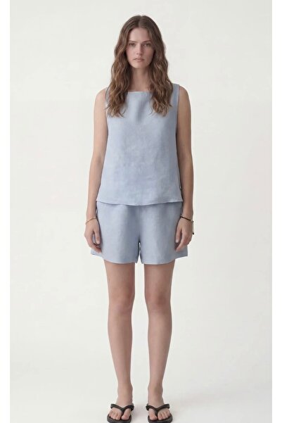 Antioch 100% Linen Shorts Set