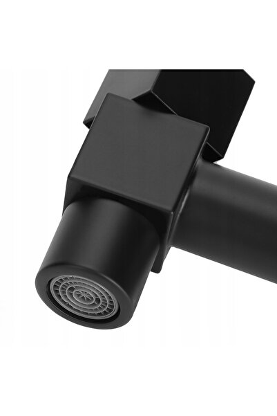 NO BRAND Robinet G1/2 Z din cupru negru, montat pe perete