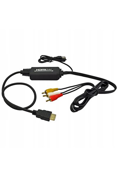 NO BRAND Convertor HDMI la RCA adaptor AV Cinch model nou Wireway WW411015 2m
