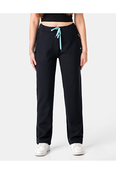 NO BRAND Pantaloni de trening sportivi largi de damă, din bumbac, pentru antr...