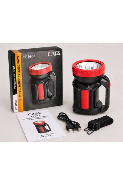 Cata CT-9952 SOMA GEMİCİ EL FENERİ ŞARJLI