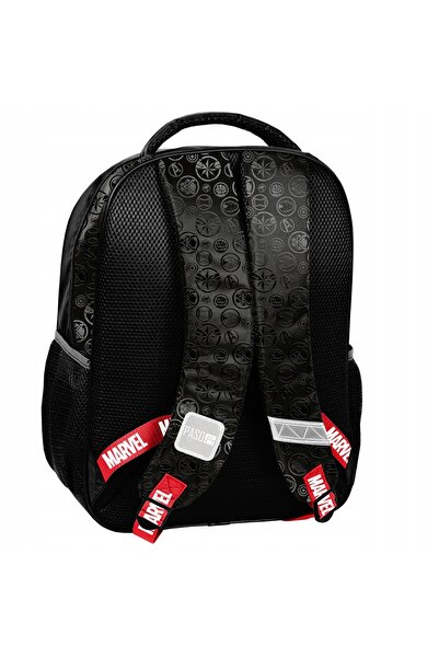 NO BRAND Rucsac școlar cu multiple compartimente Paso Negru, Multicolor 19 L
