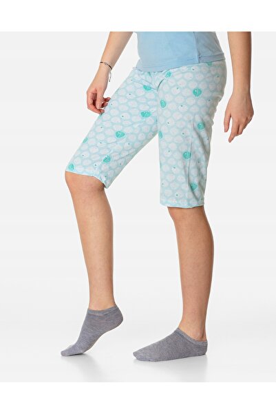 NO BRAND Pijamale subțiri de damă, de vară, cu tricou cu mânecă scurtă și pan...