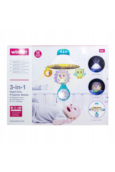 WINFUN Smily Carusel Proiector Lumină de Noapte 7200