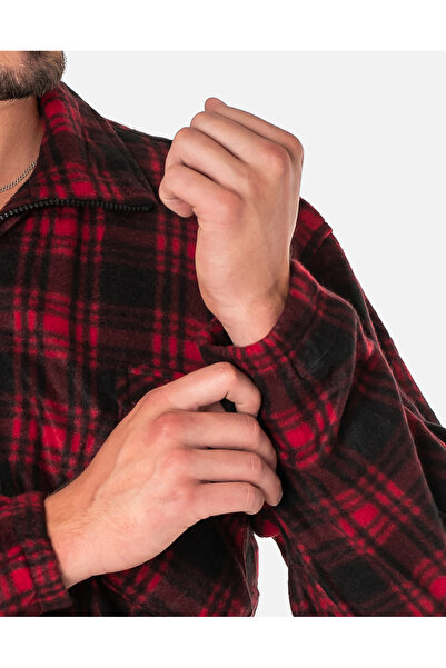 NO BRAND Bluză călduroasă din fleece pentru bărbați, tip pulover, căptușită 2...