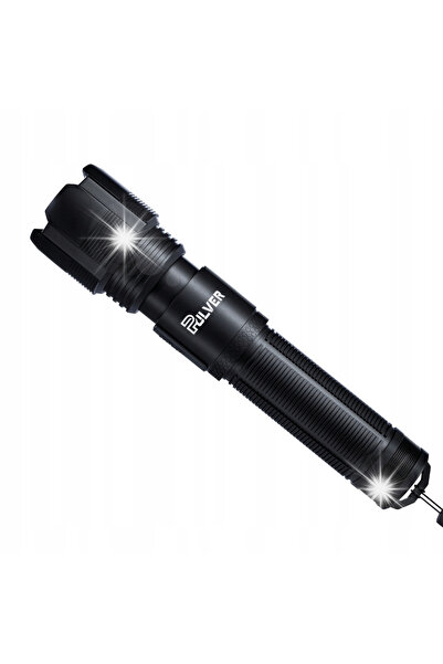 NO BRAND Lanterna LED reîncărcabilă Pulver - 1500 Lumeni - 4 Moduri - Rază de...